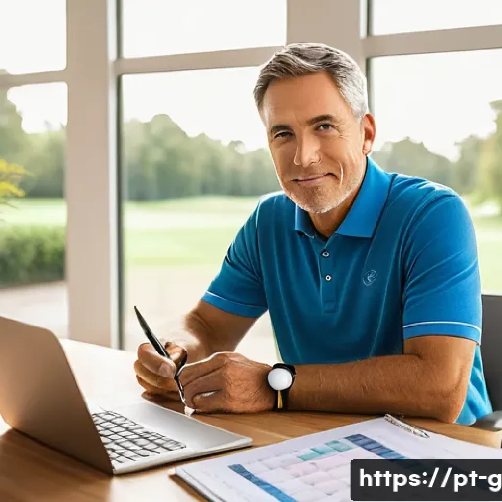 골프코치의 워라밸 유지 방법 - **Prompt 1: The Organized Coach's Planning Session**
    A professional male golf coach, aged 45-55,...
