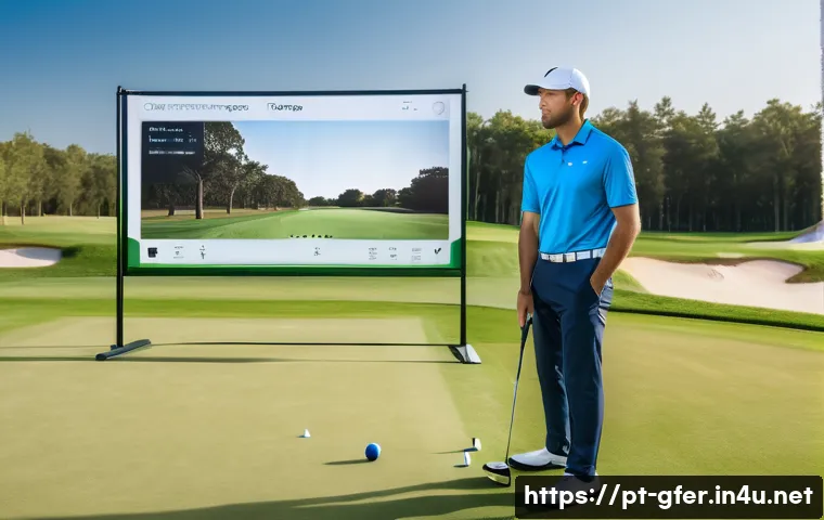 골프코치로서의 하루 일과 - **"A highly detailed, realistic image of a professional golf coach and an adult male student on a mo...